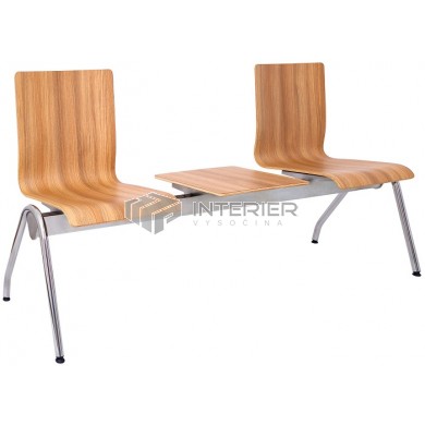 Lavice s odkládacím stolkem Ata 3D