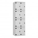 Šatní skříň kovová 8-boxová 