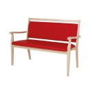 Lavička stohovatelná celočalouněná JITKA buková Z128